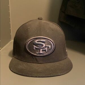 New Era Black SF 59FIFTY Fitted Hat